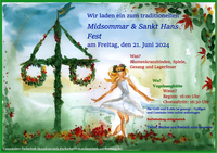 Midsommar & Sankt Hans am 21. Juni ab 16 Uhr bei der Vogelsanghütte